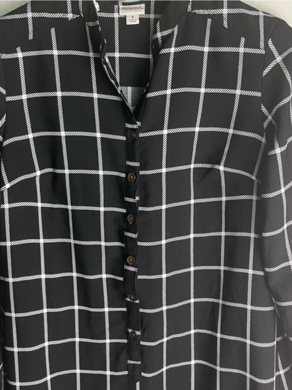 Merona black white